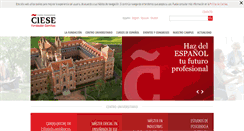 Desktop Screenshot of fundacioncomillas.es